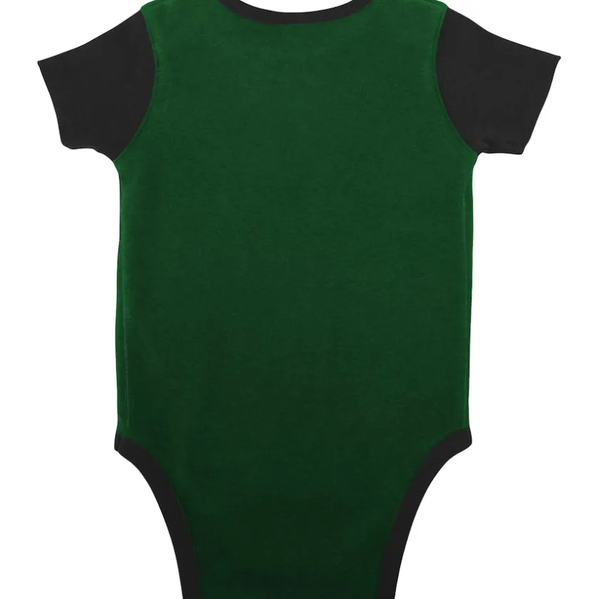 Rompers^New York Jets Newborn & Infant Green/Black Home Field Advantage Three-Piece Bodysuit, Bib & Booties Set