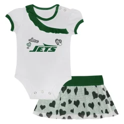 Rompers|Shorts & Pants^New York Jets Newborn & Infant Love My Team Bodysuit & Skirt Set