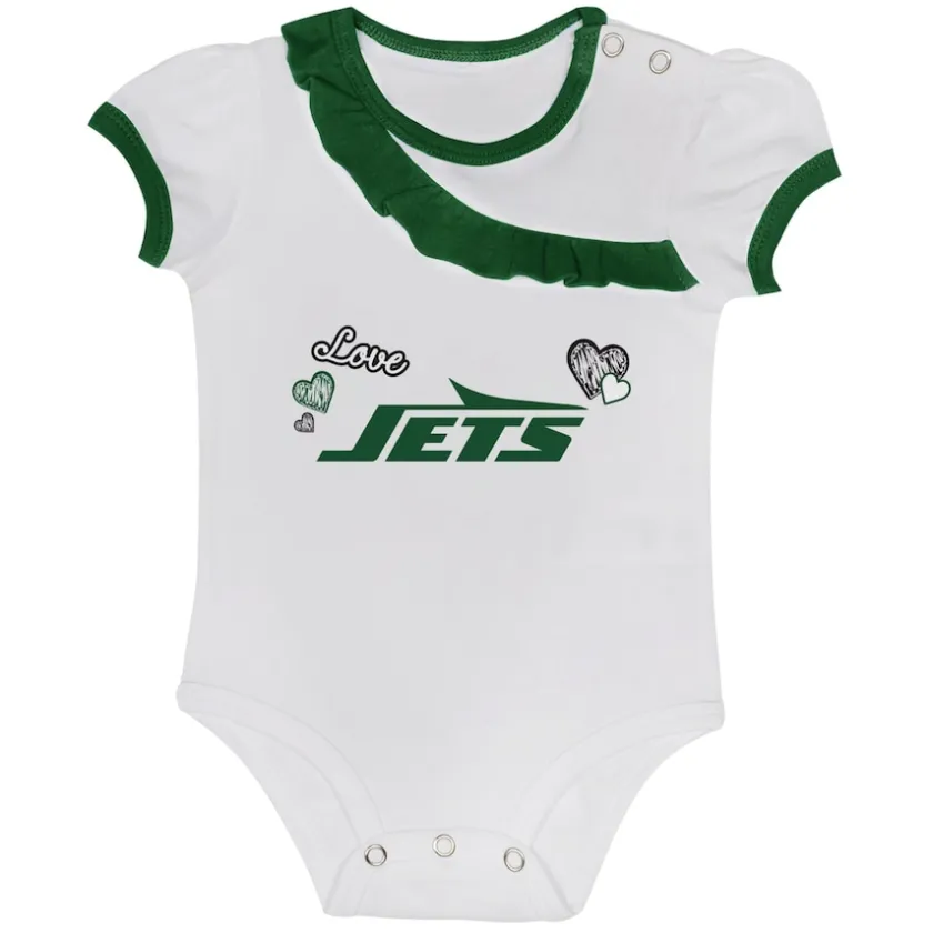 Rompers|Shorts & Pants^New York Jets Newborn & Infant Love My Team Bodysuit & Skirt Set