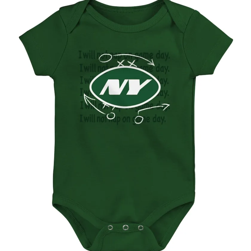 Rompers^New York Jets Newborn & Infant Team Starter 3-Pack Bodysuit Set