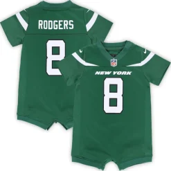 Jerseys|Kids^New York Jets Newborn & Infant Nike Aaron Rodgers Green Game Romper Jersey
