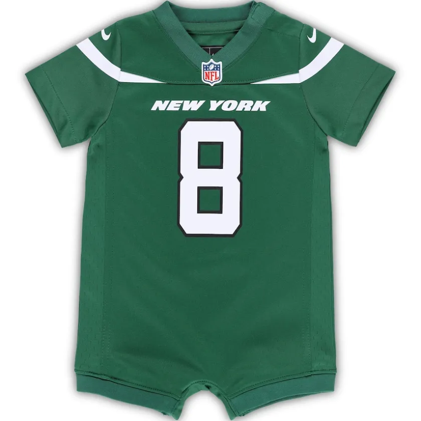 Jerseys|Kids^New York Jets Newborn & Infant Nike Aaron Rodgers Green Game Romper Jersey