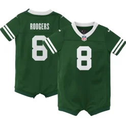 Jerseys|Kids^New York Jets Newborn & Infant Nike Aaron Rodgers Legacy Green Game Romper Jersey
