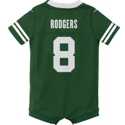Jerseys|Kids^New York Jets Newborn & Infant Nike Aaron Rodgers Legacy Green Game Romper Jersey