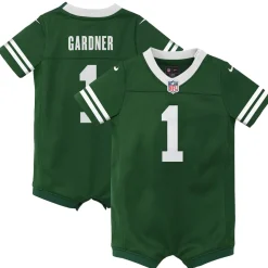 Jerseys|Kids^New York Jets Newborn & Infant Nike Ahmad Sauce Gardner Legacy Green Game Romper Jersey