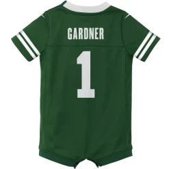 Jerseys|Kids^New York Jets Newborn & Infant Nike Ahmad Sauce Gardner Legacy Green Game Romper Jersey