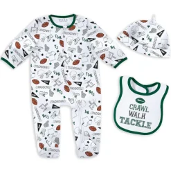 Underwear & Sleepwear^New York Jets Newborn & Infant WEAR By Erin Andrews Sleep & Play Set