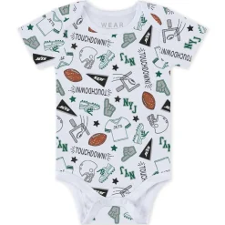 Rompers|Shorts & Pants^New York Jets Newborn & Infant WEAR By Erin Andrews Three-Piece Turn Me Around Bodysuits & Pant Set