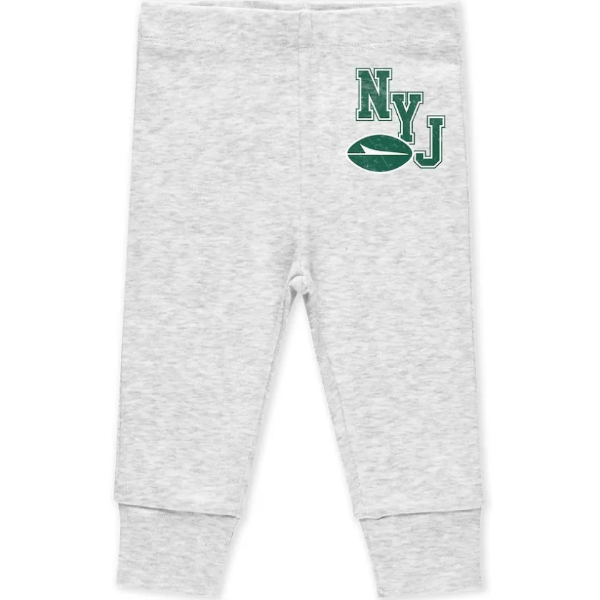 Rompers|Shorts & Pants^New York Jets Newborn & Infant WEAR By Erin Andrews Three-Piece Turn Me Around Bodysuits & Pant Set