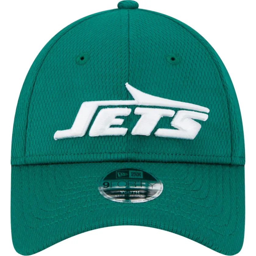 Hats|Kids^New York Jets Preschool New Era Green Main 9FORTY Adjustable Hat