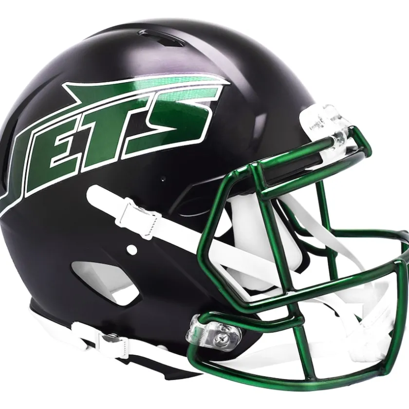 Helmets|Helmets^New York Jets Riddell #1 2024 On-Field Alternate Speed Authentic Helmet