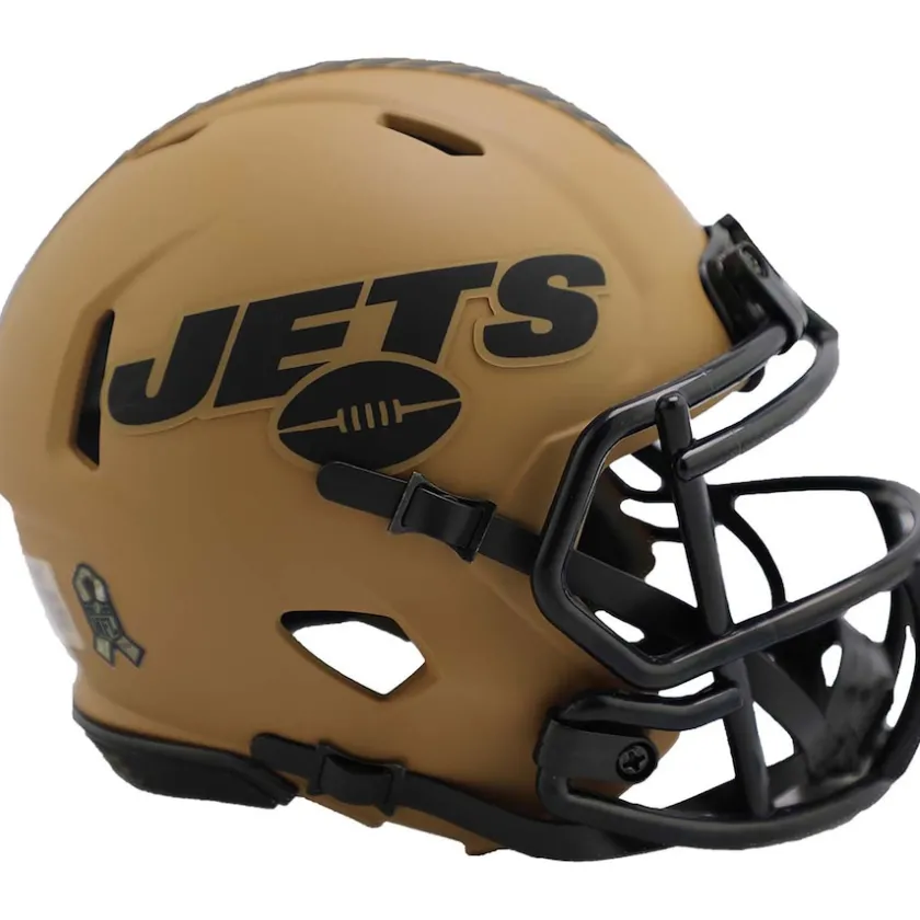 Helmets|Helmets^New York Jets Riddell 2023 Salute To Service Speed Mini Helmet