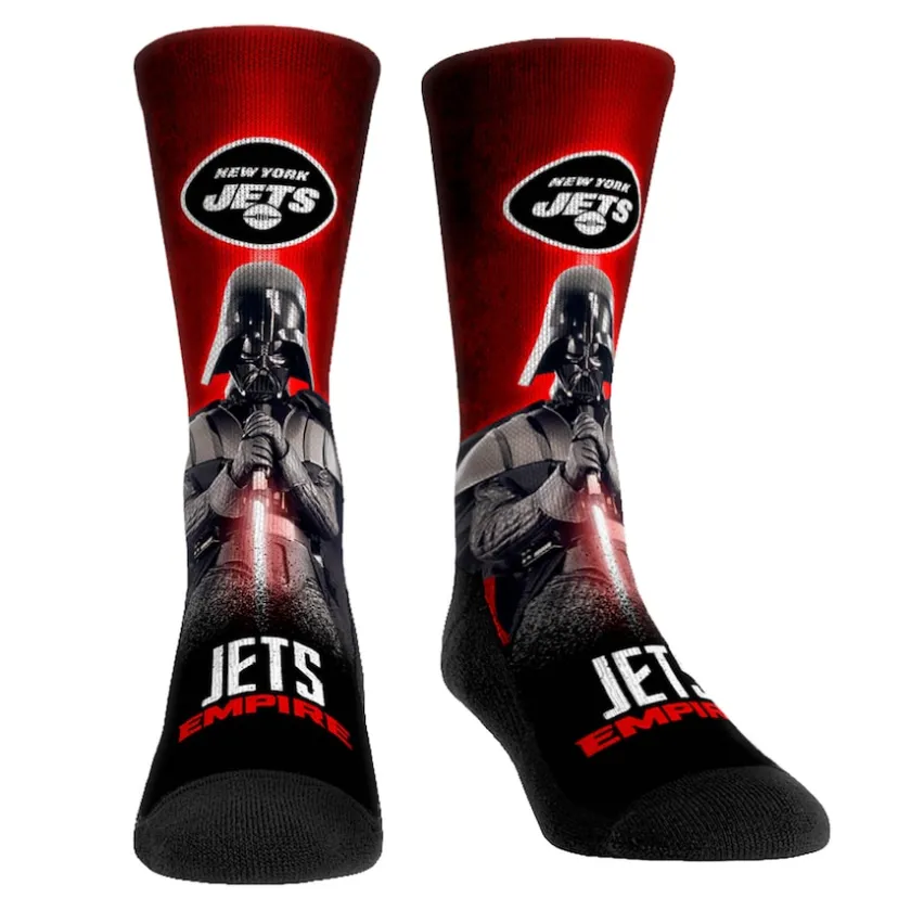 Shoes & Socks|Shoes & Socks^New York Jets Rock Em Socks Stormtrooper & Darth Vader Three-Pack Star Wars Crew Socks Set