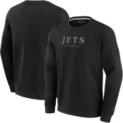 Sweatshirts & Fleece|Men^New York Jets Unisex Fanatics Black Elements Unlimited Fleece Pullover Sweatshirt