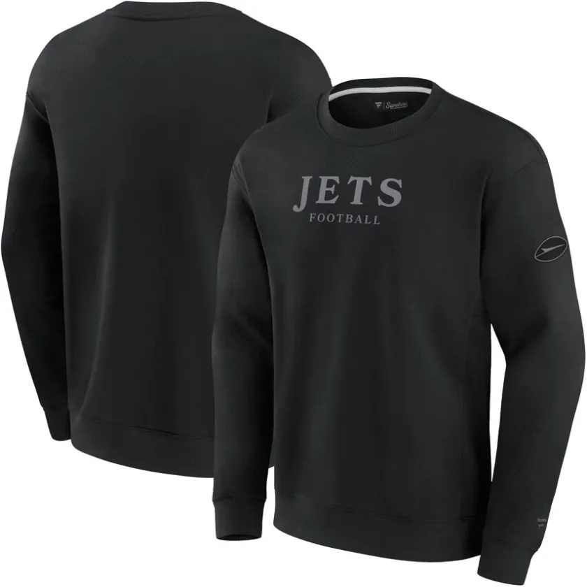 Sweatshirts & Fleece|Men^New York Jets Unisex Fanatics Black Elements Unlimited Fleece Pullover Sweatshirt