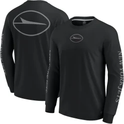Long Sleeved^New York Jets Unisex Fanatics Black Elements Strive Long Sleeve T-Shirt