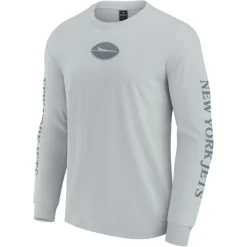 T-Shirts|Men^New York Jets Unisex Fanatics Gray Elements Strive Long Sleeve T-Shirt