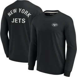 T-Shirts|Men^New York Jets Unisex Fanatics Black Elements Super Soft Long Sleeve T-Shirt