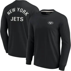 T-Shirts|Men^New York Jets Unisex Fanatics Black Elements Super Soft Long Sleeve T-Shirt