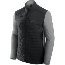 Jackets|Jackets^New York Jets Unisex Fanatics Black/Heather Gray Tonal Full-Zip Jacket