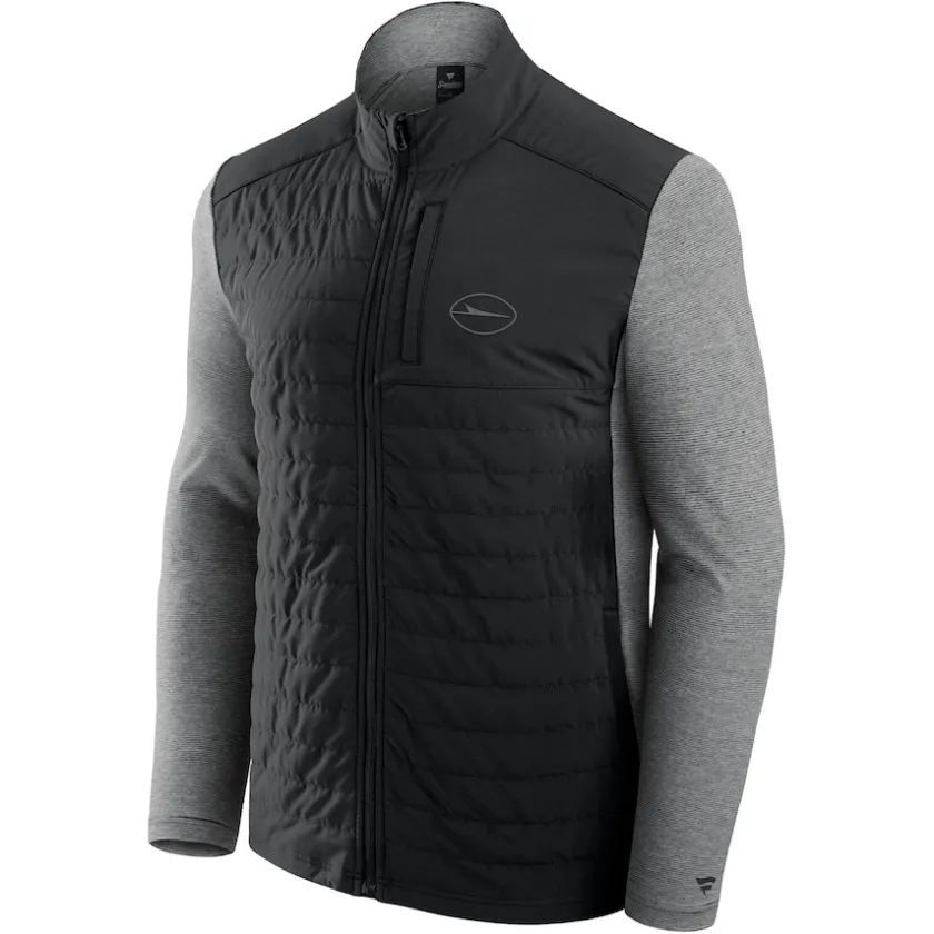 Jackets|Jackets^New York Jets Unisex Fanatics Black/Heather Gray Tonal Full-Zip Jacket