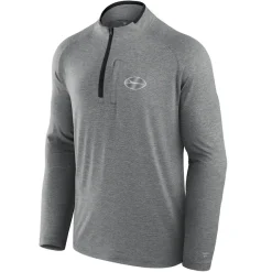 Jackets|Sweatshirts & Fleece^New York Jets Unisex Fanatics Charcoal Front Office Performance Primary Quarter-Zip Jacket