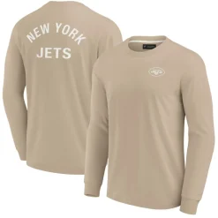 T-Shirts|Men^New York Jets Unisex Fanatics Khaki Elements Super Soft Long Sleeve T-Shirt
