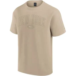 T-Shirts|Women^New York Jets Unisex Fanatics Khaki Elements Heavyweight Tri-Blend T-Shirt
