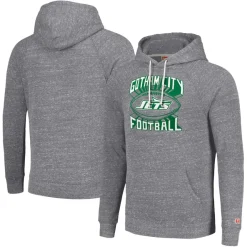 Sweatshirts & Fleece|Men^New York Jets Unisex Homage Gray Hyperlocal Raglan Pullover Hoodie