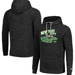 Sweatshirts & Fleece|Men^New York Jets Unisex Homage Charcoal NFL X Guy Fieri’s Flavortown Tri-Blend Pullover Hoodie