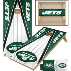 Toys & Outdoor Games|Toys & Games^New York Jets Victory Tailgate 2' X 4' Tournament Cornhole Board Set