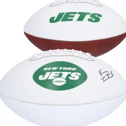 Autographed Items|Footballs^New York Jets Vinny Testaverde Autographed Franklin White Panel Football