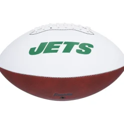 Autographed Items|Footballs^New York Jets Vinny Testaverde Autographed Franklin White Panel Football