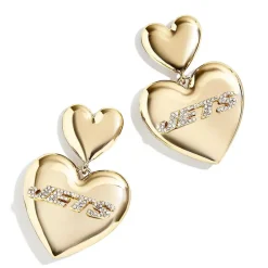 Accessories|Jewelry^New York Jets WEAR By Erin Andrews Heart Statement Drop Earrings