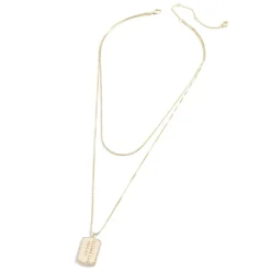 Accessories|Jewelry^New York Jets WEAR By Erin Andrews X Baublebar Gold Dog Tag Necklace