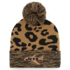 Hats|Women^New York Jets Women's '47 Brown Rosette Cuffed Knit Hat With Pom
