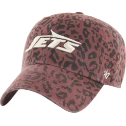 Hats|Women^New York Jets Women's '47 Brown Tawny Clean Up Adjustable Hat