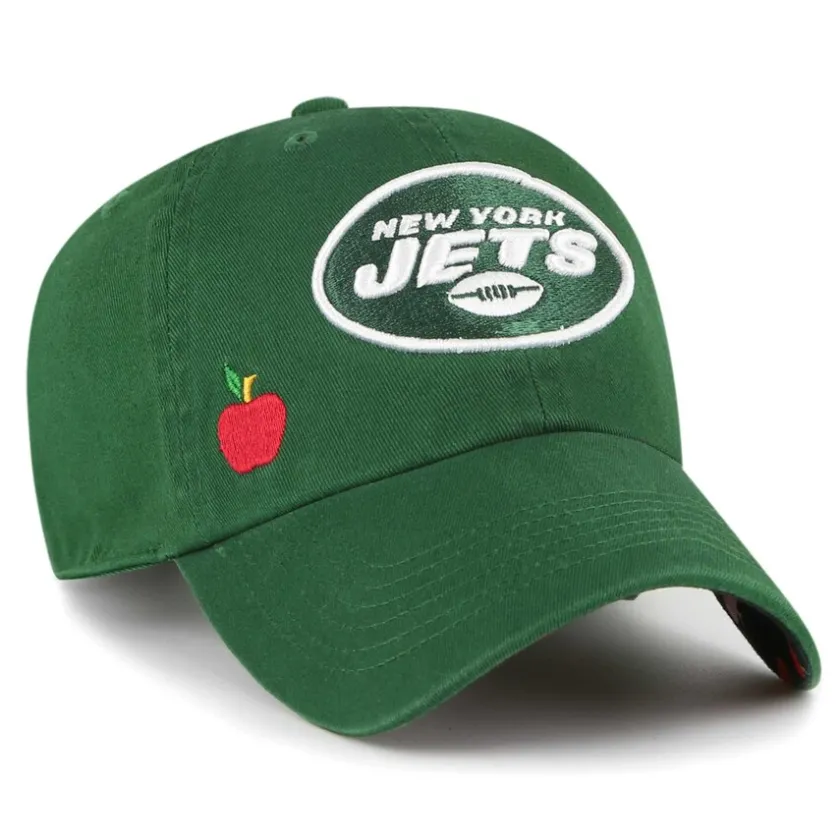 Hats|Women^New York Jets Women's '47 Green Confetti Icon Clean Up Adjustable Hat