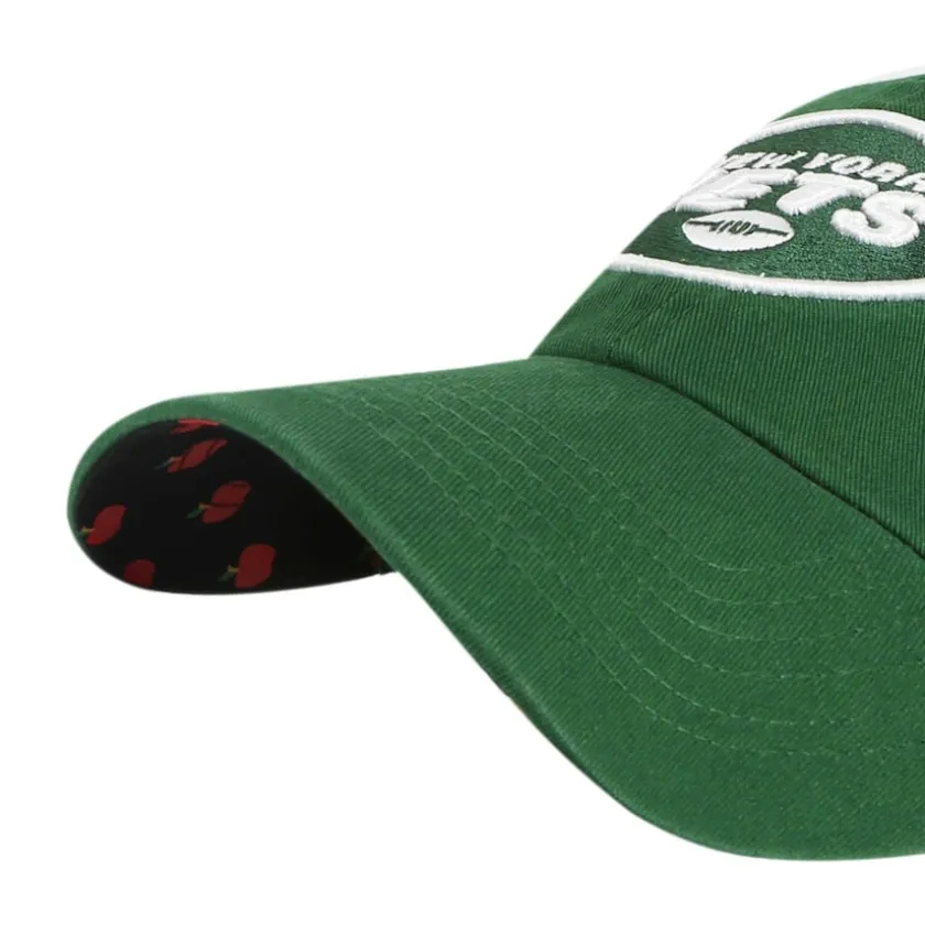 Hats|Women^New York Jets Women's '47 Green Confetti Icon Clean Up Adjustable Hat