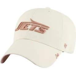 Hats|Women^New York Jets Women's '47 Natural Ballpark Cheer Clean Up Adjustable Hat