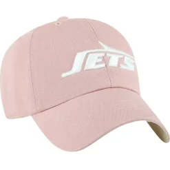 Hats|Women^New York Jets Women's '47 Pink Ballpark Cheer Dusty Rose Clean Up Adjustable Hat