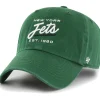 Hats|Women^New York Jets Women's '47 Green Sidney Clean Up Adjustable Hat