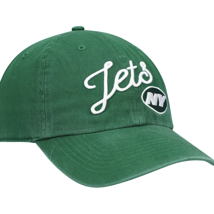 Hats|Women^New York Jets Women's '47 Green Millie Clean Up Adjustable Hat
