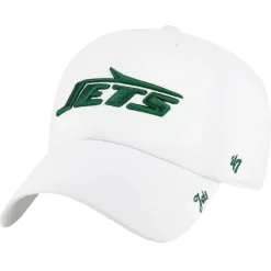 Hats|Women^New York Jets Women's '47 White Miata Clean Up Adjustable Hat
