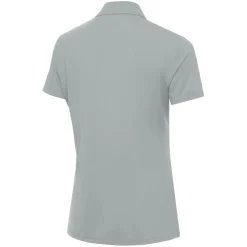 Polos^New York Jets Women's Antigua Gray Era V-Neck Polo