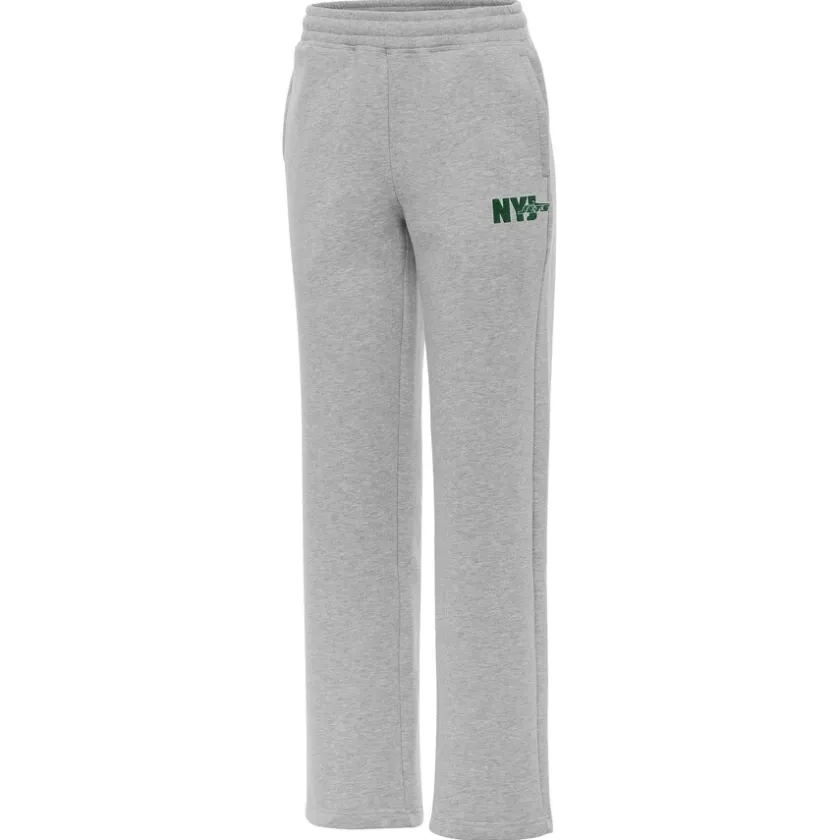Shorts & Pants^New York Jets Women's Antigua Heather Gray Victory Sweatpants