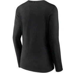 T-Shirts|Women^New York Jets Women's Black Victory Arch Long Sleeve V-Neck T-Shirt