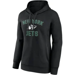 Sweatshirts & Fleece|Women^New York Jets Women's Black Victory Arch Pullover Hoodie