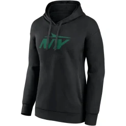 Sweatshirts & Fleece|Women^New York Jets Women's Black Secondary Logo Pullover Hoodie