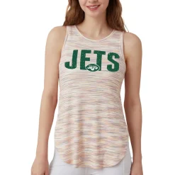 Tank Tops^New York Jets Women's Concepts Sport Sunray Multicolor Tri-Blend Tank Top